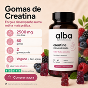 Alba - Gomas de Creatina 1250mg